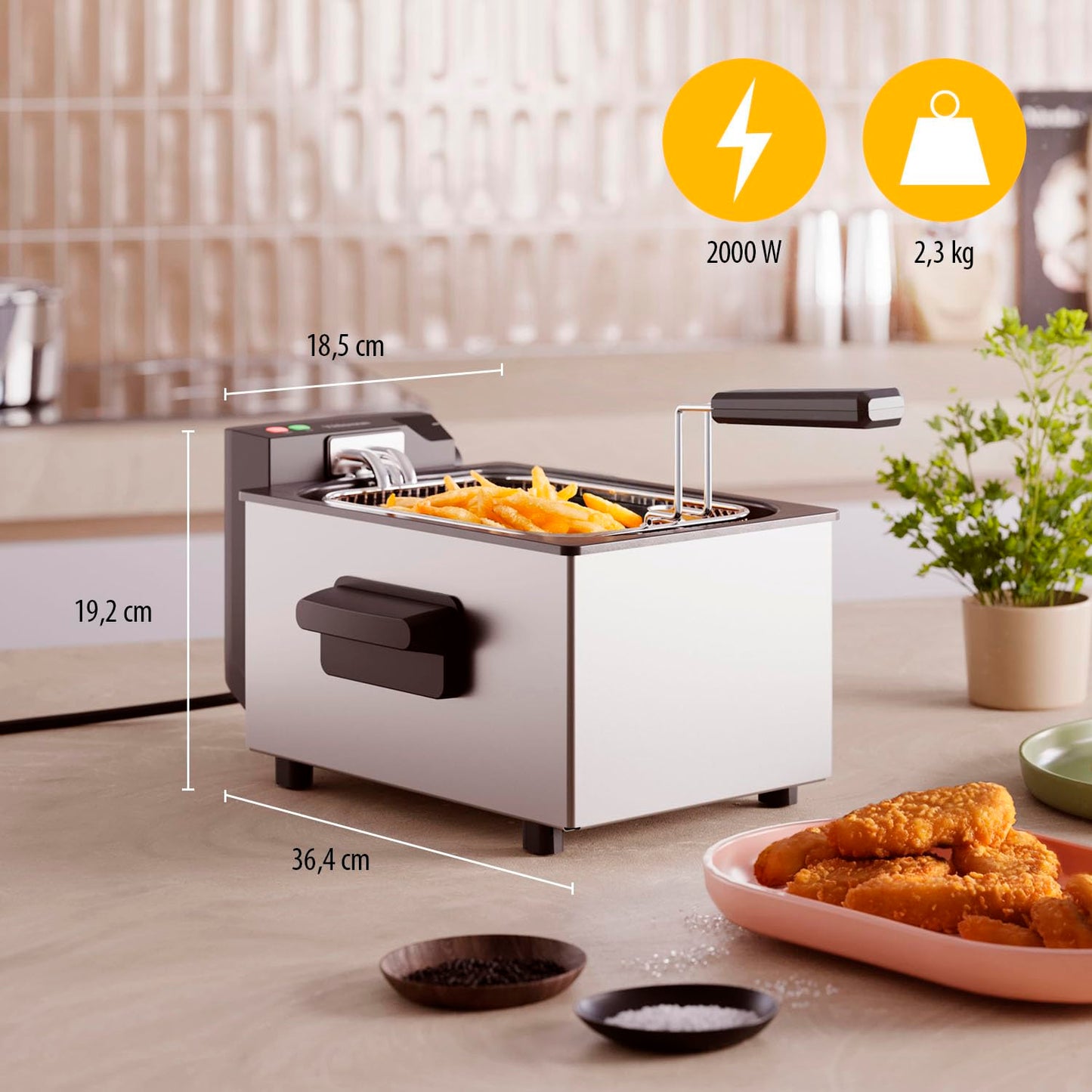 Tristar Deep Fryer 3L Temperature Control