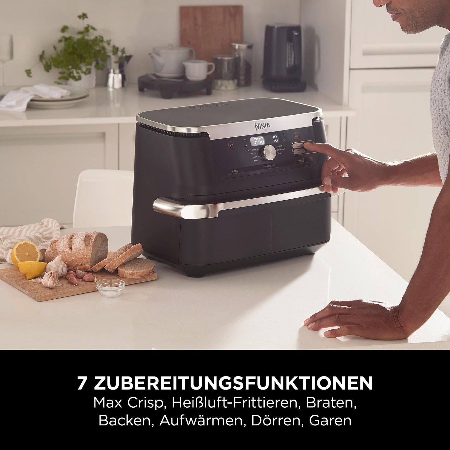 Ninja Dual Zone Air Fryer 7-in-1 AF500EU
