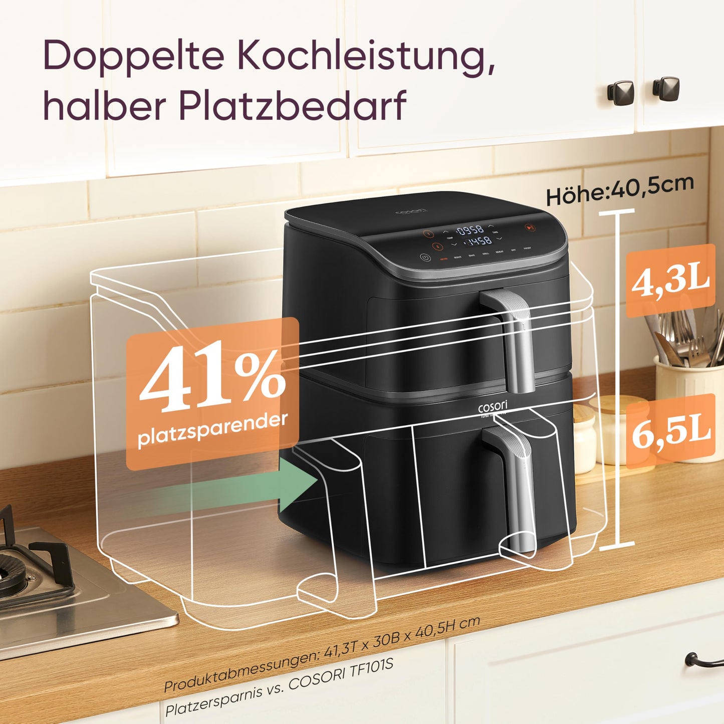 COSORI DualBlaze Airfryer 10.8L DC112