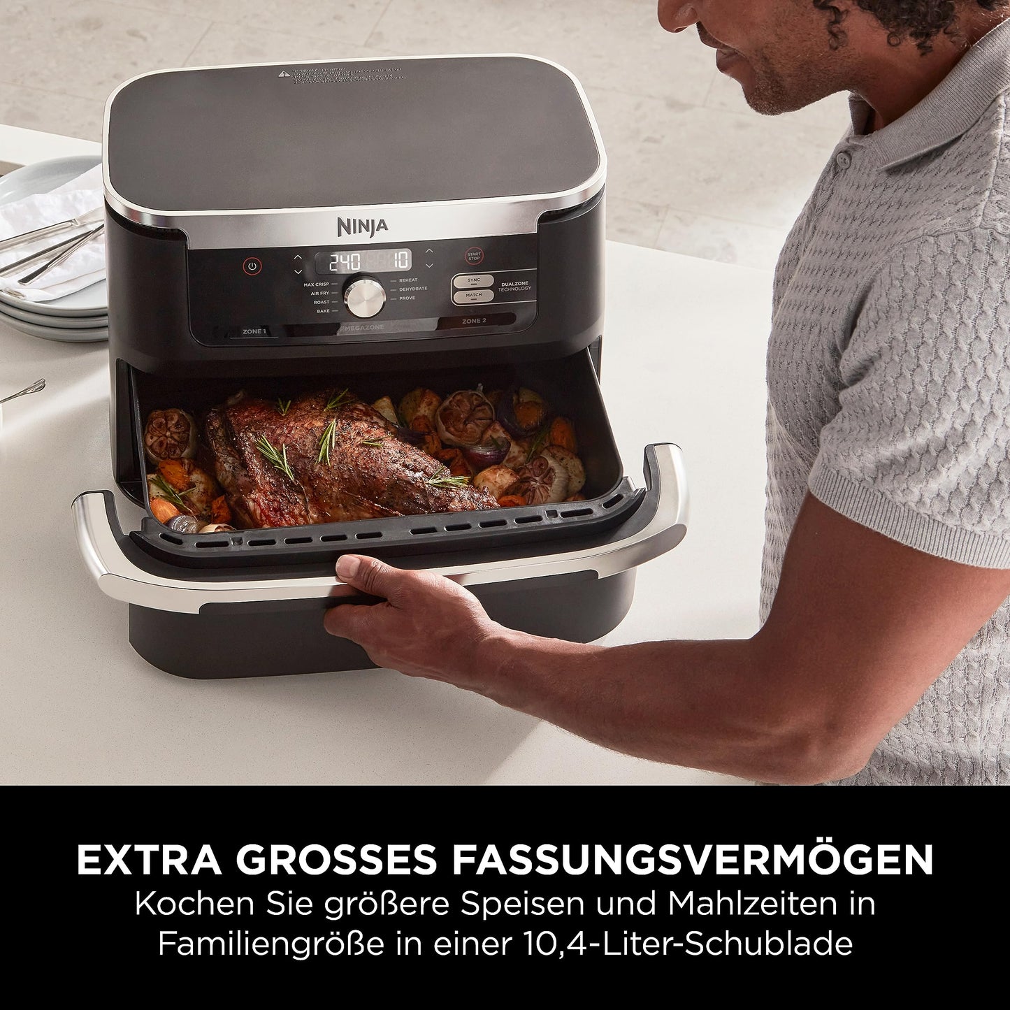 Ninja Dual Zone Air Fryer 7-in-1 AF500EU